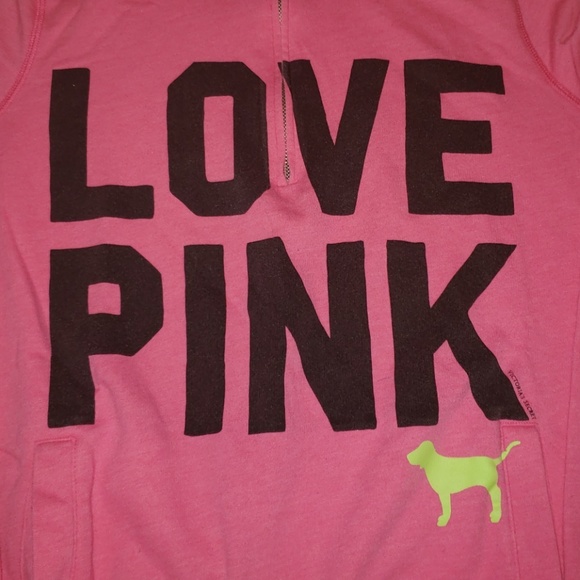Love Pink by Victoria's Secret Medium Zip Top - Picture 2 of 4